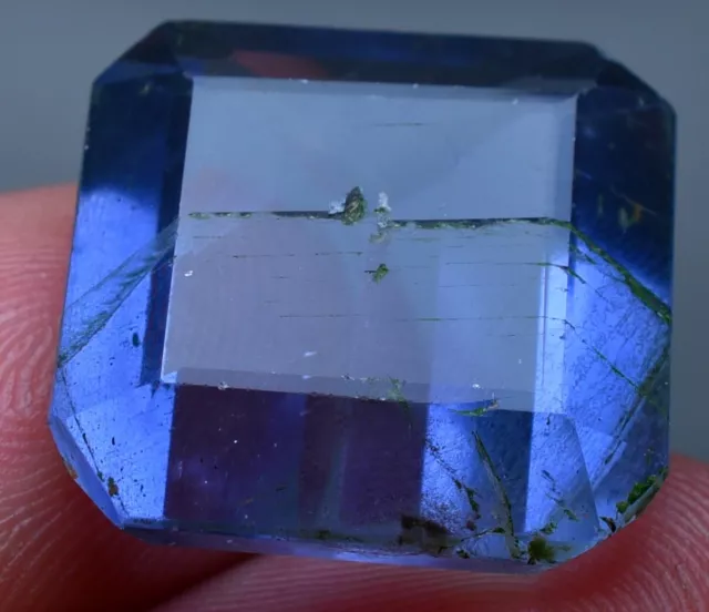 38.95 CT Beautiful Transparent Faceted Natural FLUORITE Cut Gemstone @Afghan