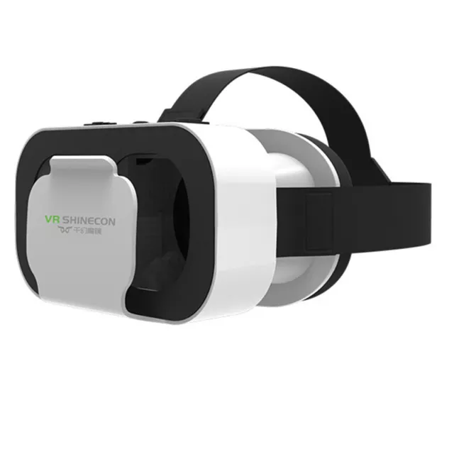 2X(VR BOX 5 VR Lunettes 3D Lunettes Lunettes de RéAlité Virtuelle VR Coquequ2)
