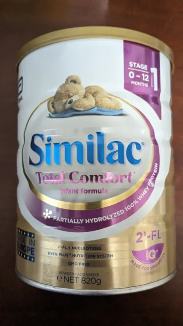1 Large Cans of Similac Total Comfort Stage 1 ( 0-12 Months) (820g) Exp 7/2025