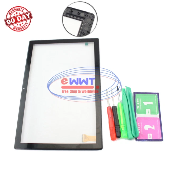 FREE SHIP for Blackview Tab 8 8E 10.1" Black Touch Screen w/ Frame +Tool XKLU953