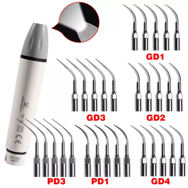 HD-7L Ultrasonic Piezo Dental Scaler Handpiece LED light for DTE/SATELEC tips