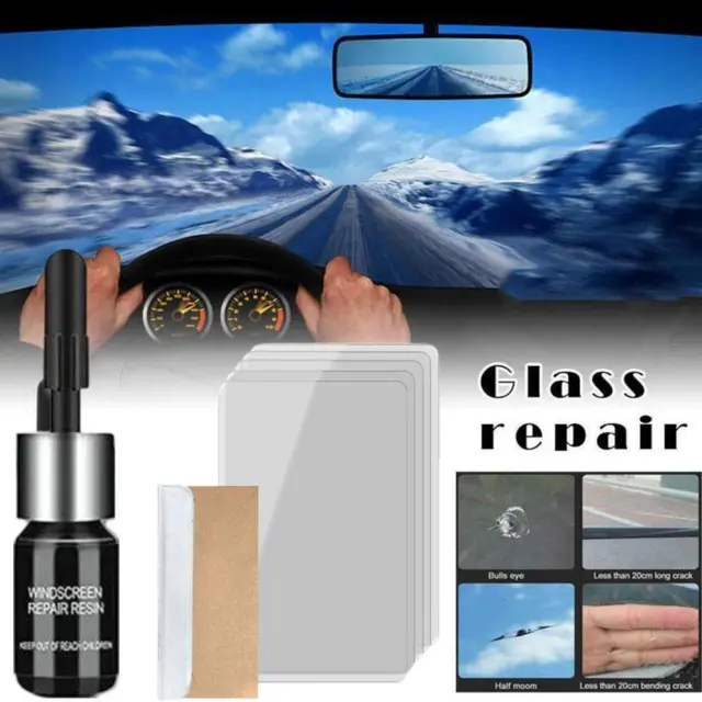 2 strumenti Cracks'Gone kit riparazione vetro (nuova formula)