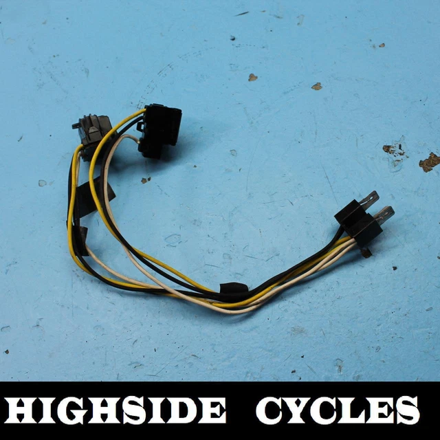 1326 07 harley davidson road glide front headlight lamp dual wire
