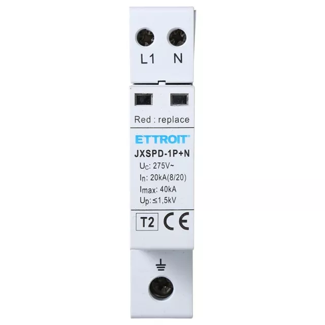 Scaricatore Di Sovratensione T2 220V 1P+N 2 POLI