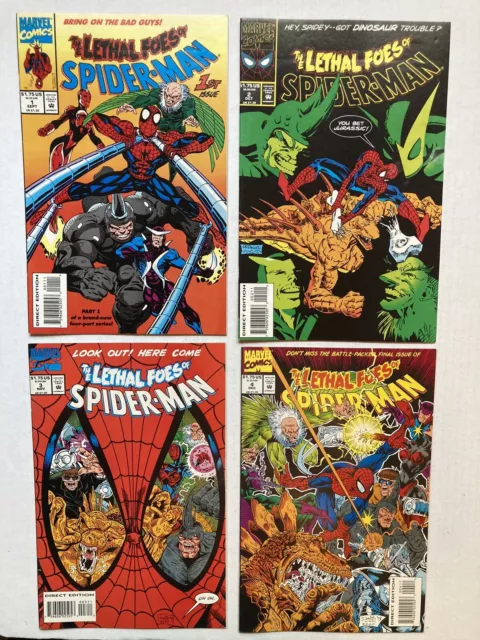 Lethal Foes of Spider-Man #1-4 Marvel Complete Set 1 2 3 4