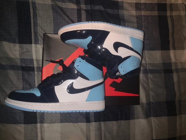 Size 8W/6.5M - Jordan 1 Retro High OG Blue Chill, UNC 2019 8.5/10 condition Size 8W/6.5M - Jordan 1 Retro High OG Blue Chill, UNC 2019 8.5/10 condition