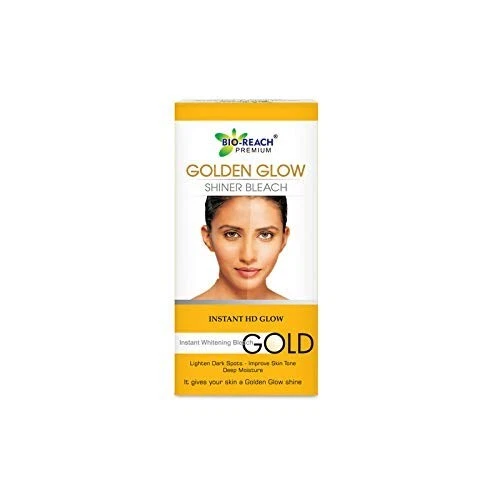 Blanqueador facial brillante dorado BIO-REACH - 500 gm