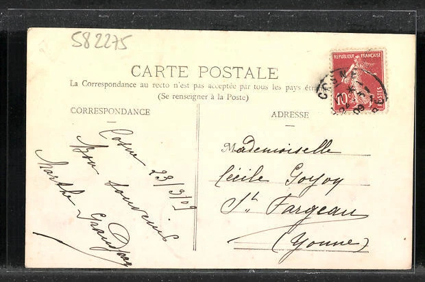 CPA Cosne, le Grand Pont sur la Loire 1909 2
