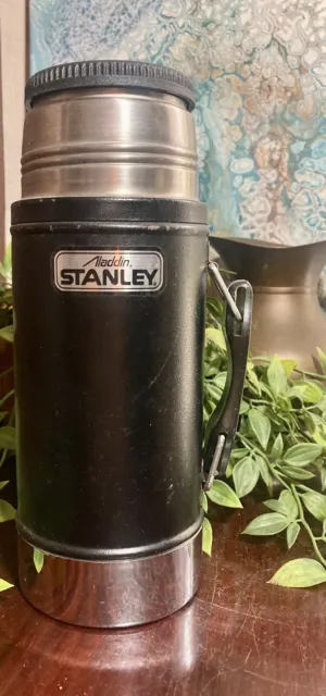 VTG Aladdin Stanley Thermos 24oz Wide Mouth Vacuum Seal USA A-1350B No Cup