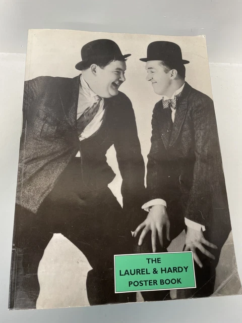 VINTAGE 1991 THE Laurel and Hardy Poster Book Black & White Film Stills