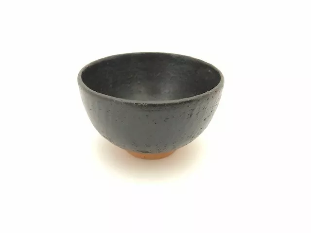 Japanese Tea Ceremony Chawan Tea Bowl Black glaze Kyoto ware Matcha Chado Sado