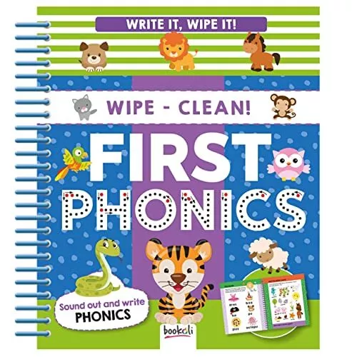 First Phonics: Write It, Wipe It!, Bookoli