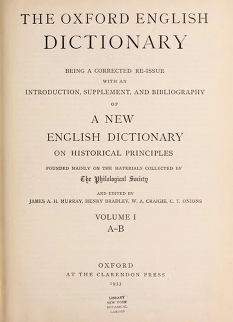 A SUPPLEMENT TO the Oxford English Dictionary Vol. 2 : H-N Robert EUR 8 ...