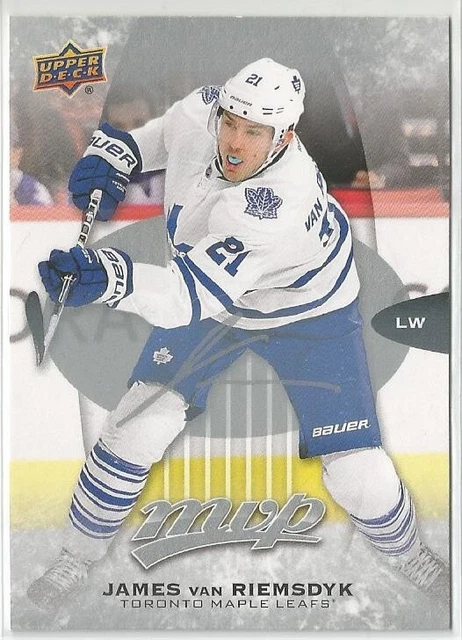 2016-17 Mvp Silver Signature #238 - James Van Riemsdyk - Toronto Maple Leafs
