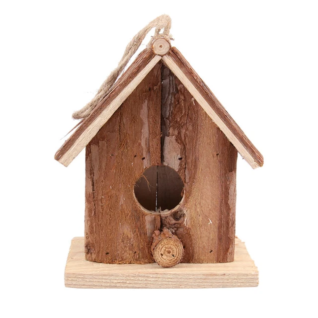 Hölzern Vogelhaus Holz Vogelkäfige Für Nymphensittiche Kolibri-Feeder