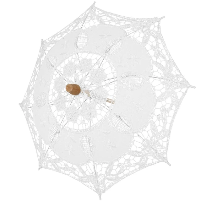 Ombrellone pizzo cotone ombrellone bianco annata sposa