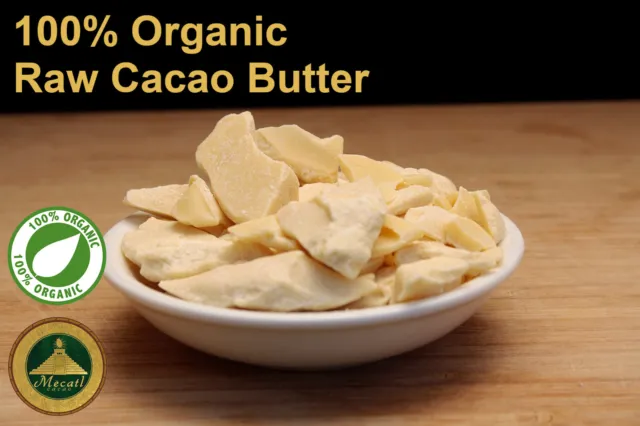 Cocoa Butter 100% Organic Raw Unrefined Cacao Skincare Coco Butter Moisturizer
