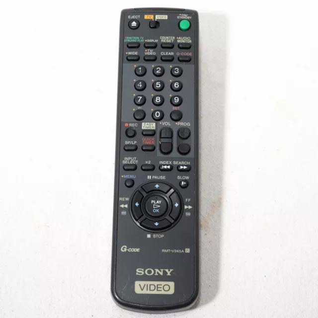 Sony RMT-V245A TV Remote Control - OEM Genuine - Tested & Working!