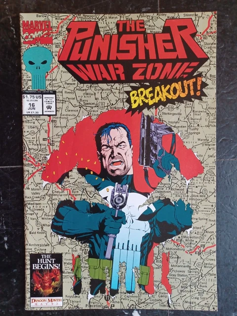 The Punisher War Zone  Comic Book Vol 1 #16  Marvel Comics   June 1993