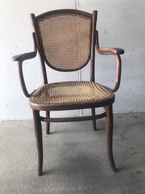 Thonet Stuhl Armlehnstuhl Sessel Jugendstil um 1900