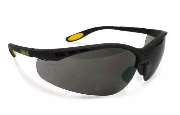 DeWalt BIFOCAL Protective Readers Safety Glasses SMOKE GRAY Sunglasses ANSI Z87+