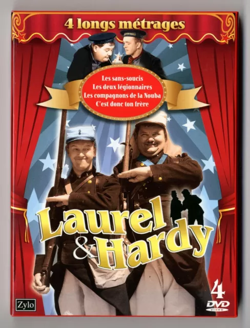 Coffret 4 Dvd ★ Laurel & Hardy - 4 Longs Metrages ★ Zylo