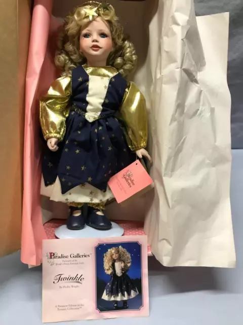 Paradise Galleries TREASURY COLLECTION Doll - TWINKLE by Phyllis Wright - STARS
