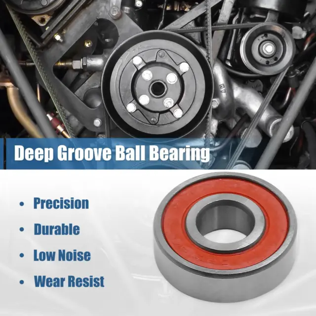 Universal 6201RS Deep Groove Rubber Sealed Shielded Ball Bearing 32 x 12 x 10mm