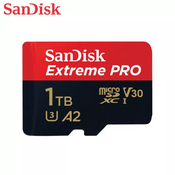 SanDisk A2 Extreme PRO 1 To MicroSDXC UHS-I U3 Carte Mémoire TF + adaptateur