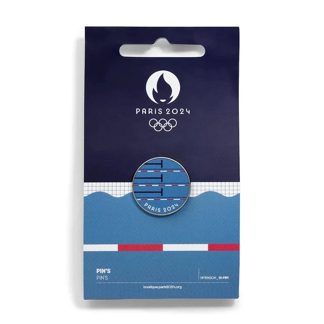 PARIS 2024 PARALYMPIC Games Logo Pin Badge Swimming 15.10 PicClick