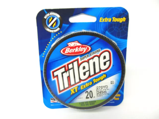 Berkley Trilene 20lb XT Low Vis Green XTFS20-22 Monofilament 270 yd Fishing Line