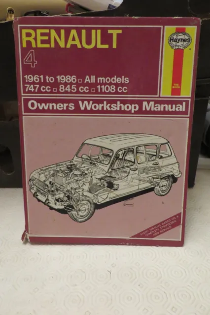 Renault 4 (61 - 86) Haynes Repair Manual