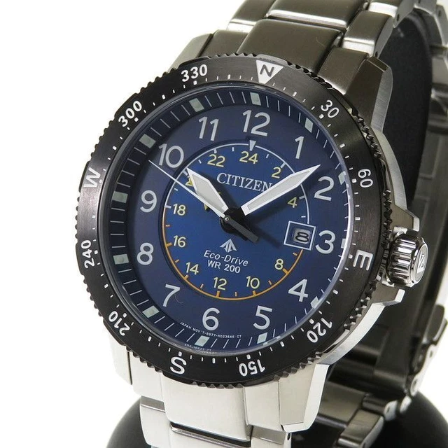 Citizen Promaster BJ7094-59L Cal.B877 Eco drive Date Box Solar Mens Watch Auth