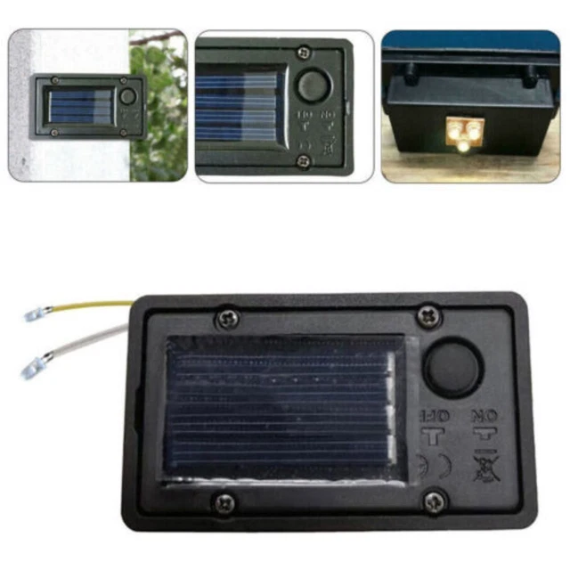 PRATICHE SCATOLE PANNELLO Solare Scatola Batteria Di Ricambio Lanterna - Foto 6