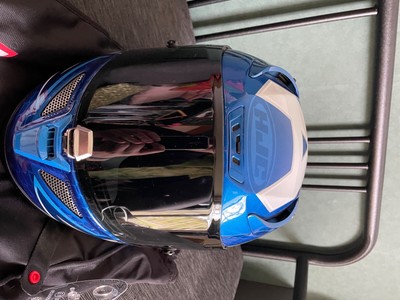HJC HJC Arsp 70 Shuky MC-6H Bleu/Rouge Casque 57/58-M Moto Parasoleil Casque 