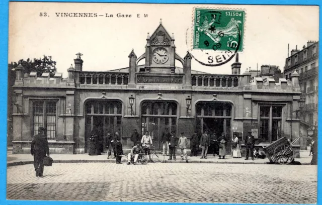 Cpa 94 Vincennes - La Gare