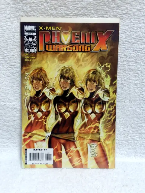 Marvel Comics X-Men Phoenix Issue #5 of 5 Direct Edition Feb. 2007 Warsong