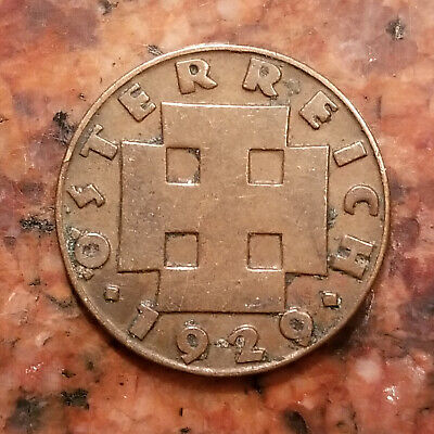 1929 Austria 2 Groschen Coin - #A8149