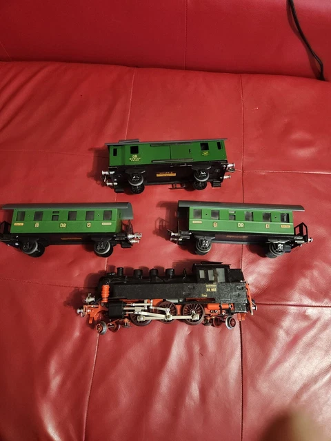 Liebmann Stadtilm Dampflok BR 64 002 Spur 0,+ 3x Reichswagon