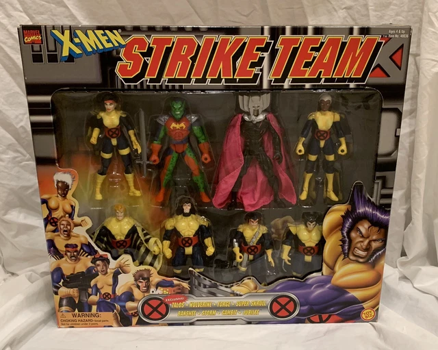 X-Men Strike Team 8 Pack KB Toys EXCL MARVEL COMICS ToyBiz MIB NEW