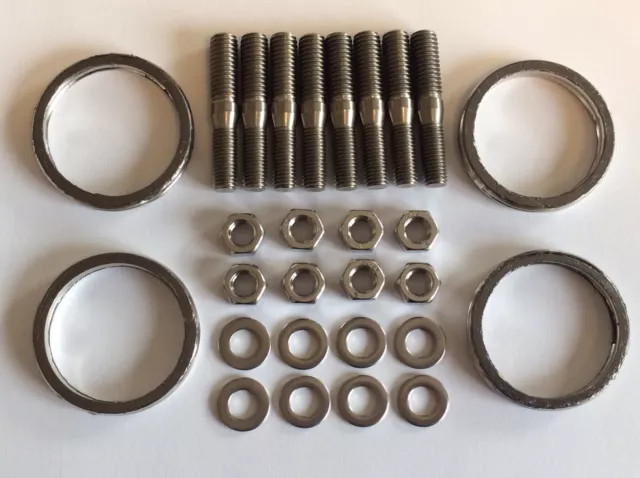 Honda CB600F CB900F Hornet Exhaust Gaskets Stainless Studs Washers Nuts Set