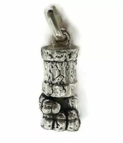 Hell Boy Fist Pendant .925 Sterling Silver.Superhero Comic!!