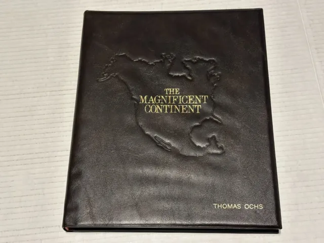 THE MAGNIFICENT CONTINENT Rand McNally Hardcover America USA 1975 gift binding