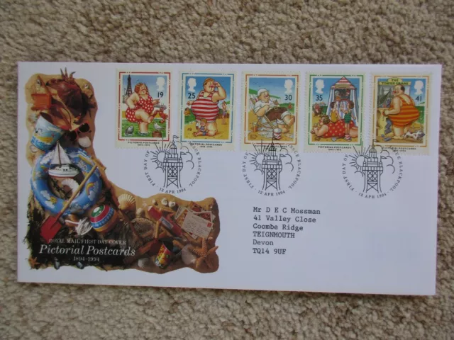 1994 Pictorial Postcards Gpo First Day Cover, Blackpool Special H/S