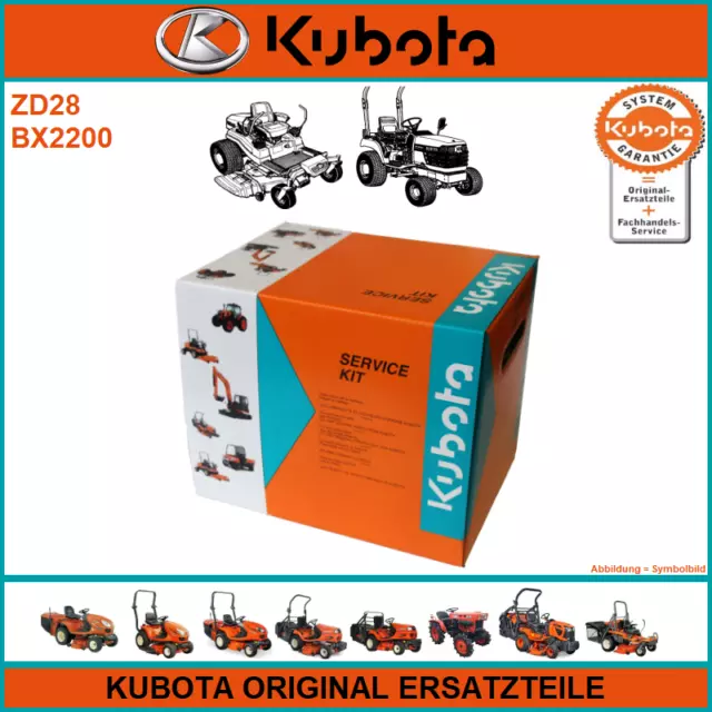 KUBOTA Service-Kit Filterset ZD28 / BX2200