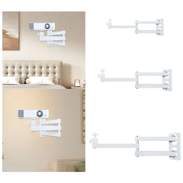 Support Mural Universel Pour Vidéoprojecteur Dream Audio - Réglable 360° Inclinable Jusqu'à 10kg - Idéal Home Cinéma