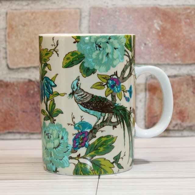 Bird tropical blue World Market mug cup