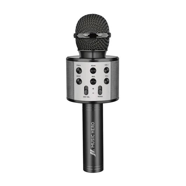 SBS MHMICBTK microphone Noir, Gris Microphone de karaoké