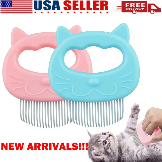 Upgarded Pet Hair Brush Dog Cat Massage Shell Comb Grooming Hair Remover Brush