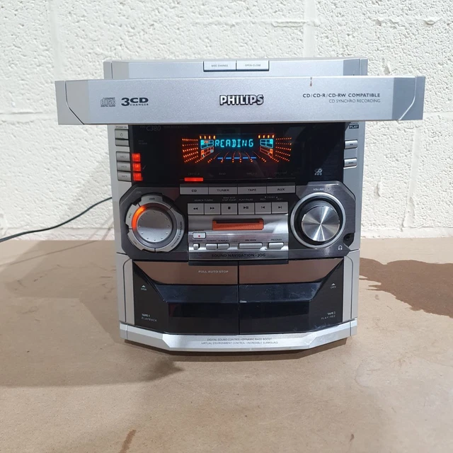 PHILIPS FWC380/25 DIGITAL Sound Control 3CD Changer Mini HiFi System